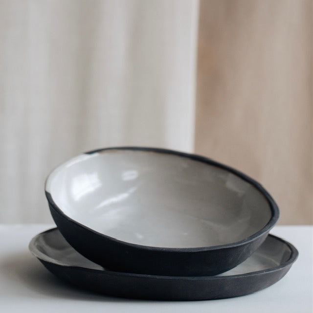 serviesset bord met bowl