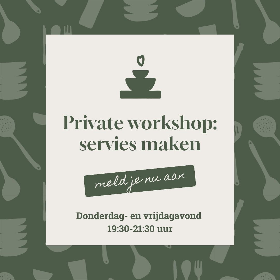 keramiek workshop servies amsterdam